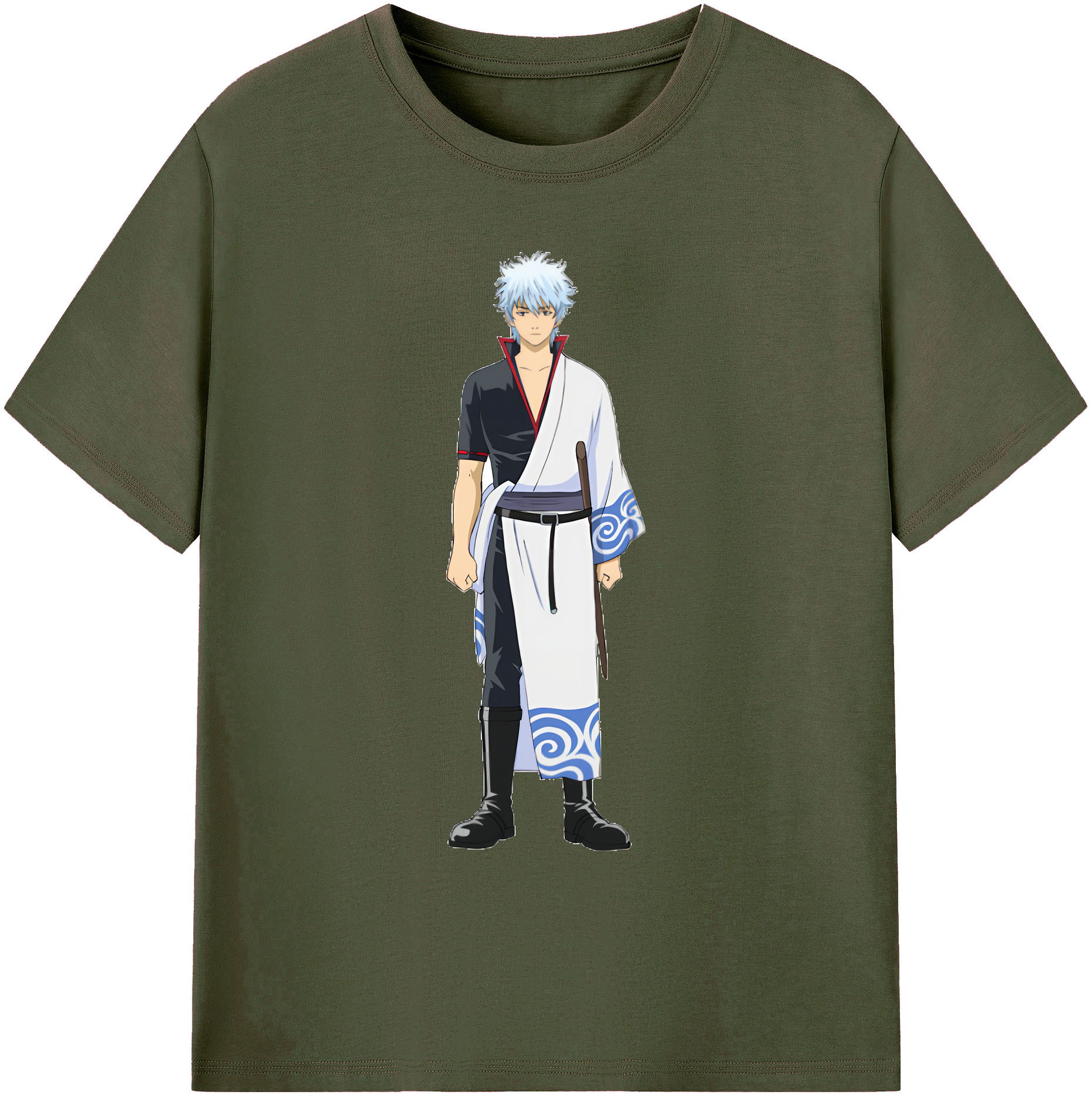 （画像用） ぎんたま 坂田銀時（さかたぎんとき） 神楽 志村新八（しむら しんぱち） GINTAMA Sakata Gintoki Kagura Shimura Shinpachi 綿100％ メンズ半袖Tシャツ｜肌触りやわらか＆通気性